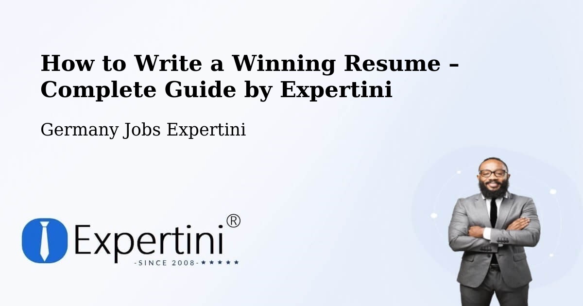 Resume Writing Guide for Job Seekers – Oberelbert - Oberelbert, Germany Jobs Expertini